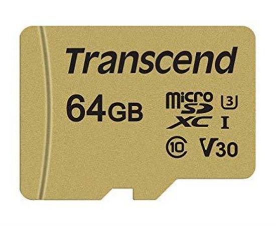  Зображення Transcend 64GB UHS-I U3 microSD with Adapter, EAN: 760557841234 